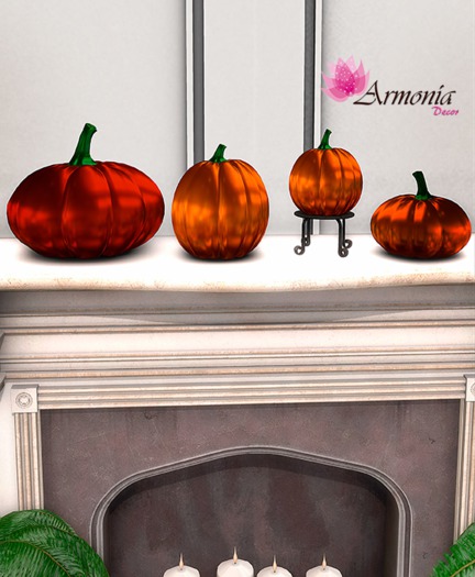Armonia Decor [AD] Halloween Barroco Set Calabazas