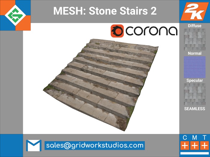 [ G.W.S. ] MESH: Castle Stairs 2