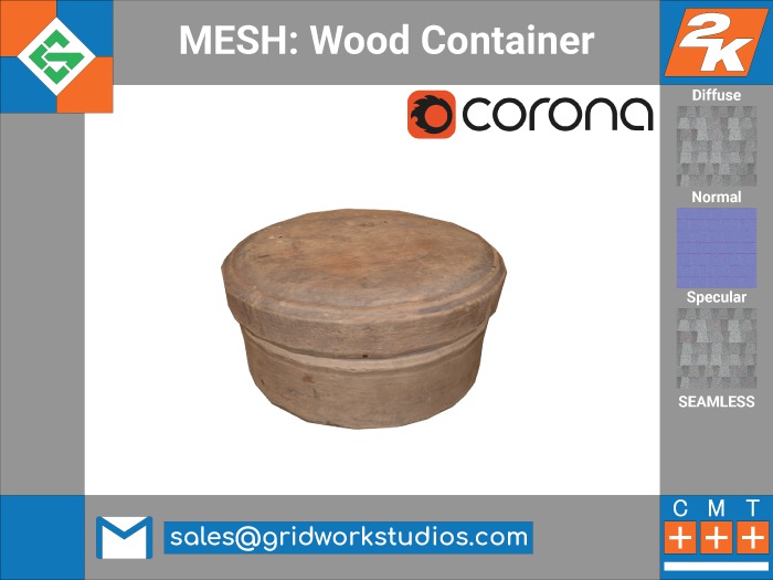 [ G.W.S. ] MESH: Wood Container