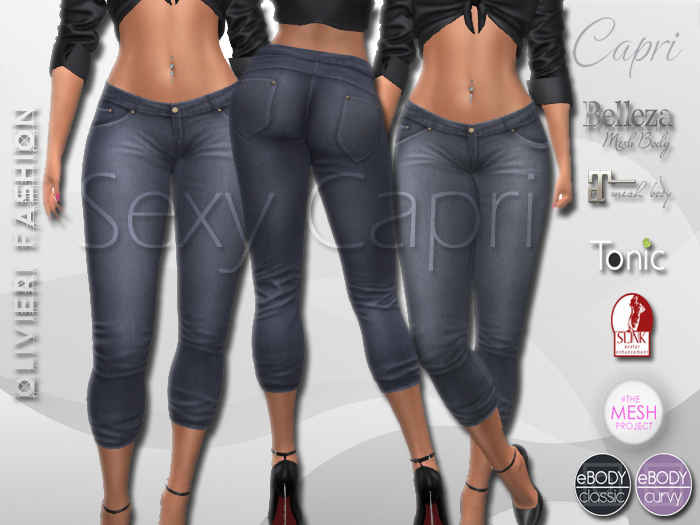 DOLLY CAPRIS - DENIM 3