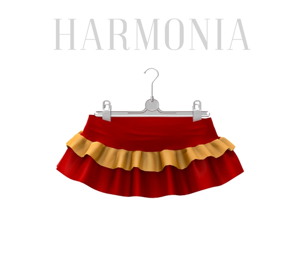 Skirt Red Orange