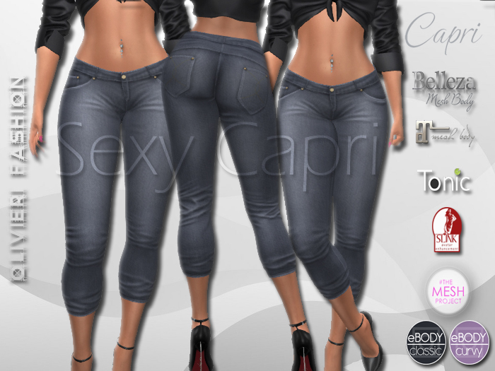 DOLLY CAPRIS - DENIM 2