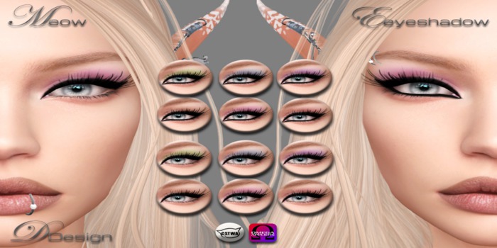 Meow Eyeshadow Catwa& Omega Box - Attach & Touch to Unpack