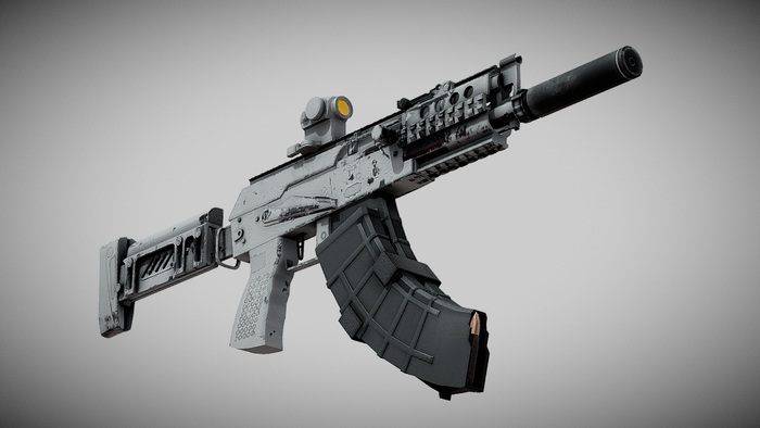 SCRIPTED AKSU Kalashnikov Assault Rifle FULL PERM
