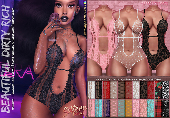 UNPACK HUD (ADD) - *B.D.R.* Soltera -Bodysuit-