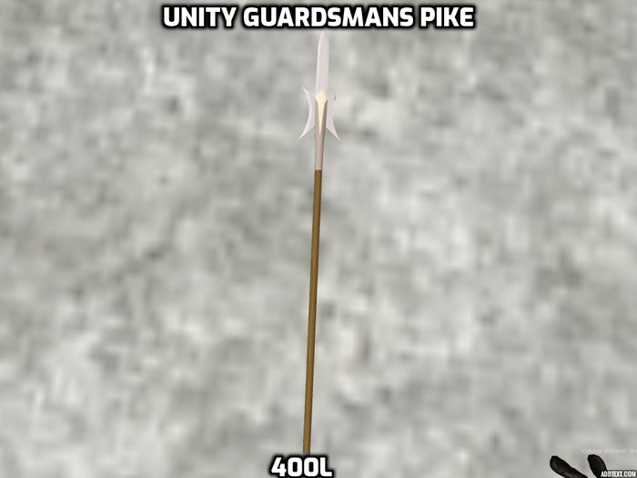 Unity Maxim !!!!AAA Guardsmans pike