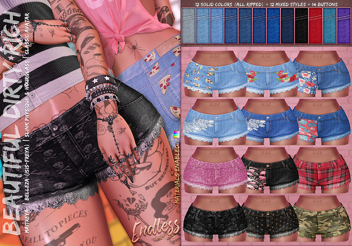 [*B.D.R.* OUTLET] Endless -Shorts- 