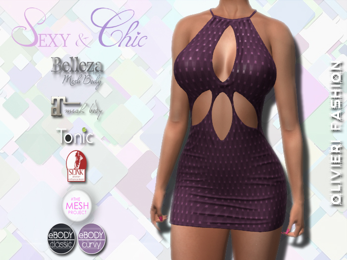 PAMELA DRESS - PURPLE