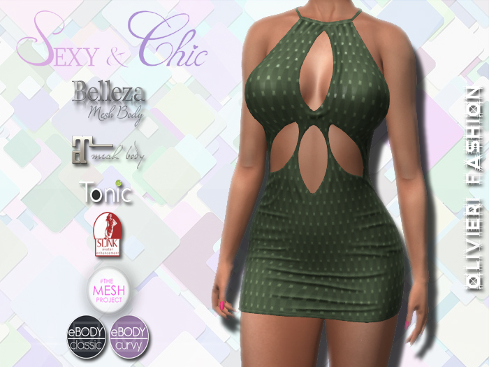 PAMELA DRESS - GREEN