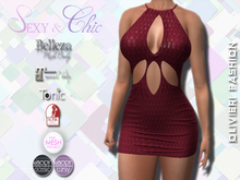 PAMELA DRESS - DARK PINK