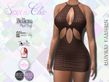 PAMELA DRESS - BROWN