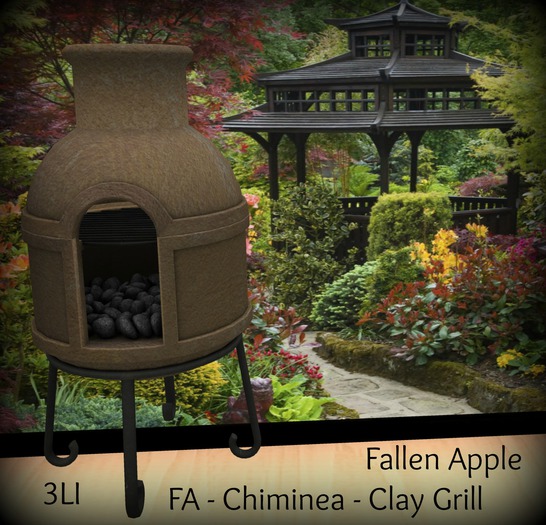 FA - Chiminea - Clay Grill