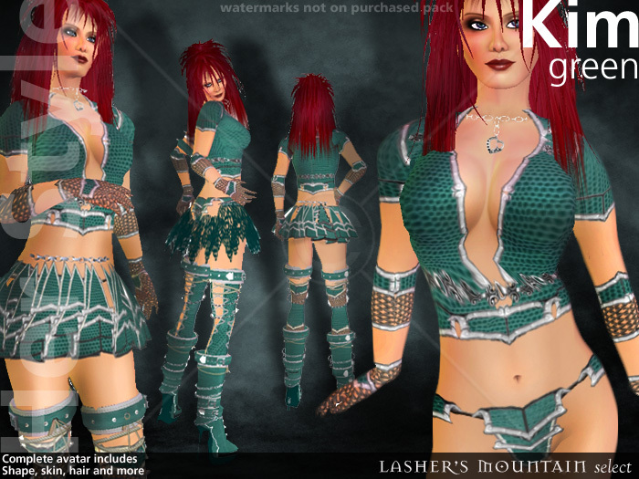 Kim Green - Female Full Look Fantasy Outfit
