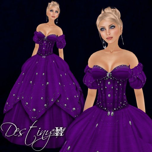 [K~*~S] Destiny II - Gown - Grape