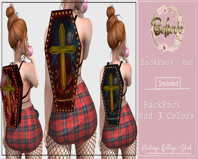:: Believe :: Back Pack Bat ::