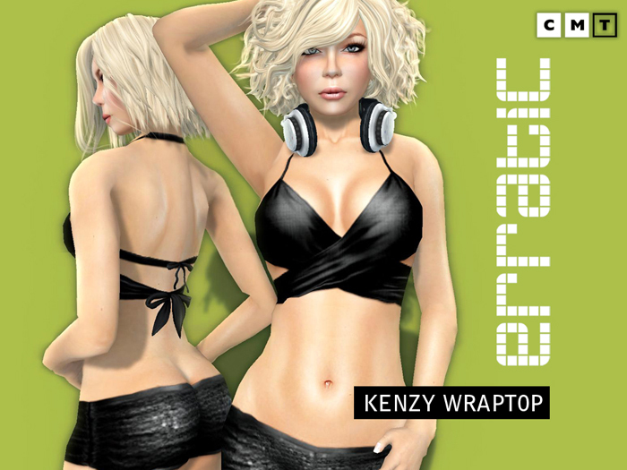 erratic / kenzy - plain wraptop / black