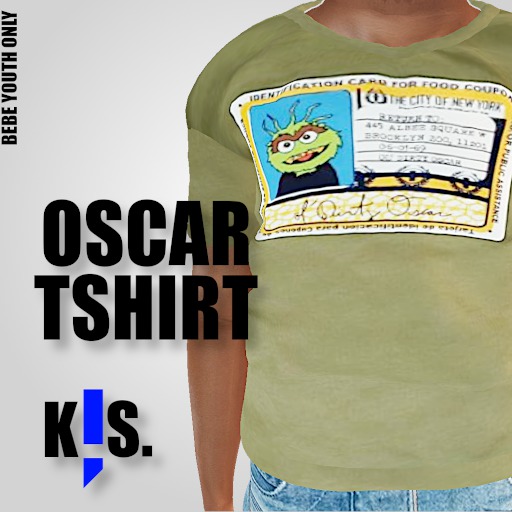 [K/S] TSHIRT (OSCAR) YOUTH BODY