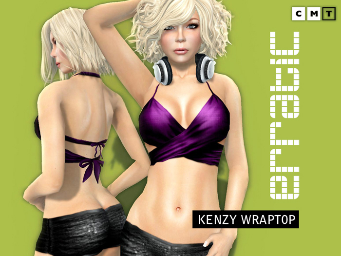 erratic / kenzy - plain wraptop / purple