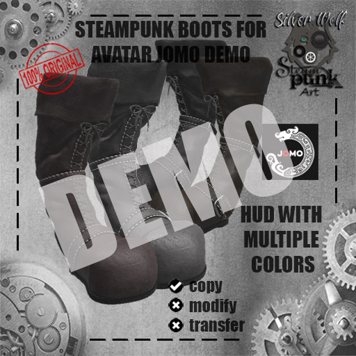 SW - Leather Boots Steampunk Jomo DEMO (Box)