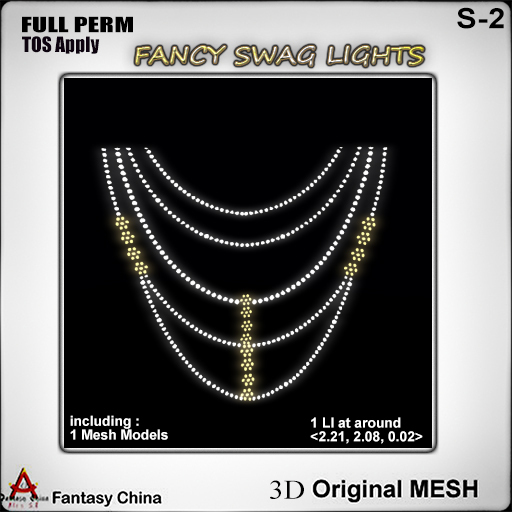 Full Perm Fancy Swag Lights