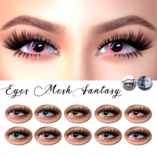 Lempika - Eyes Fantasy Mesh GENUS CATWA Mod.2