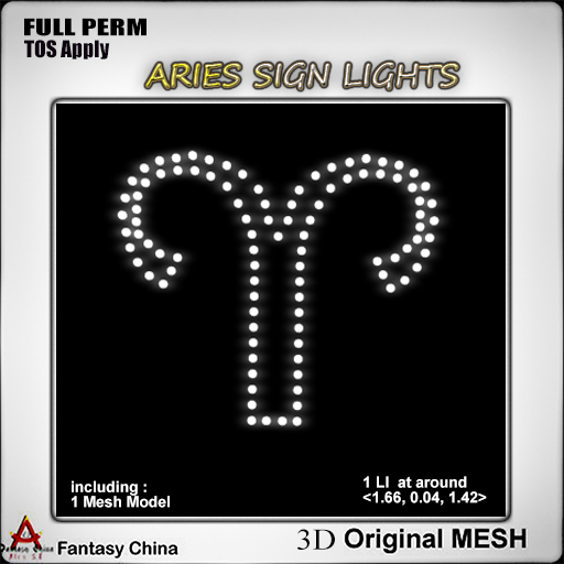 FC- FP Mesh Aries Sign Lights B