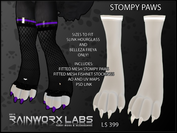 [RL] STOMPY PAWS - BELLEZA FREYA - SLINK HOURGLASS