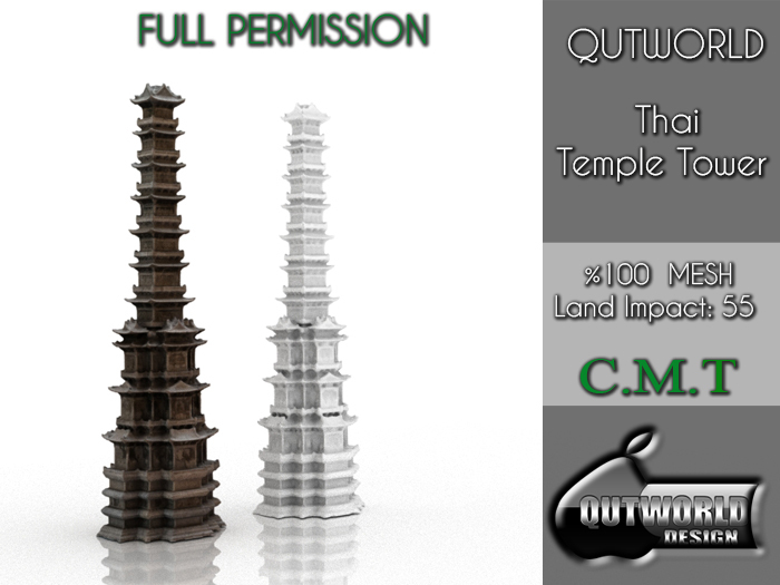 .::QUTWORLD Thai Temple Tower::.FP Unpack (ADD)