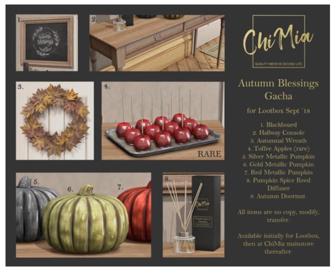 ChiMia - Gold Metallic Pumpkin 1