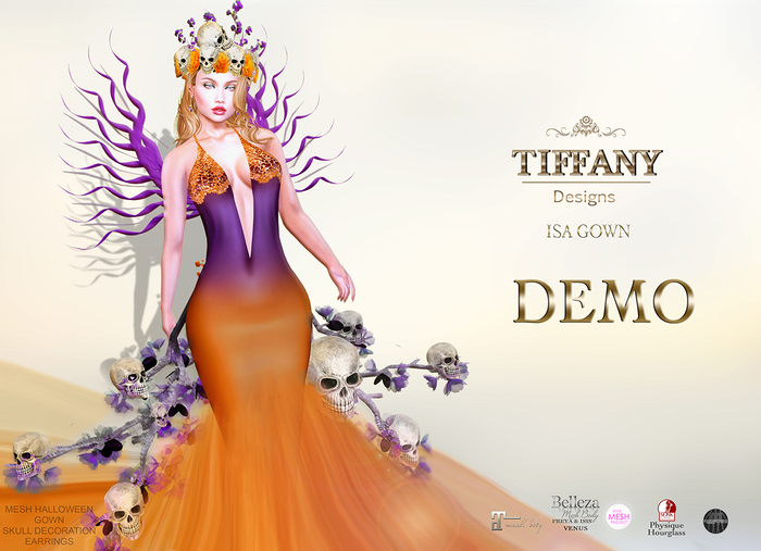 ::TD:: Isa Halloween Mesh Gown DEMO