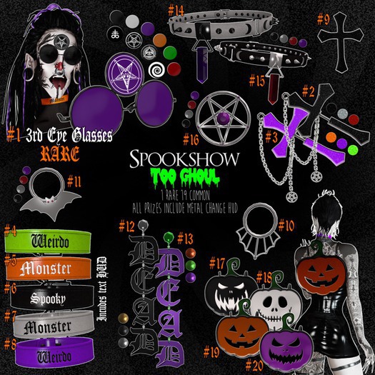 #20 Spookshow / Too Ghoul / Pumpkin Backpack [Purple]