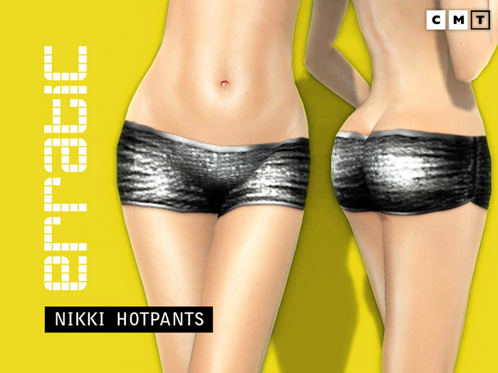 erratic / nikki - sequin hotpants / silver [ hot pants, hot-pants, booty shorts, boy shorts, shorts ]
