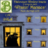  Halloween Window Insets - Whakin' Maniacs