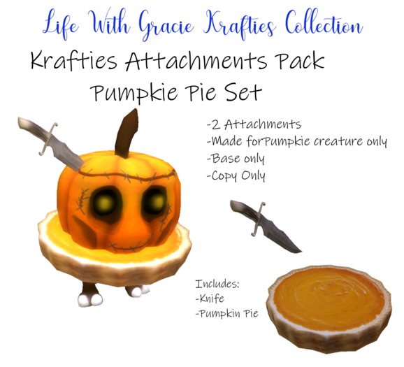 PUMPKIE: PIE ATTACHMENTS (BASE)