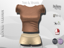 Lucy Emily - Tee & Shorts - 01 