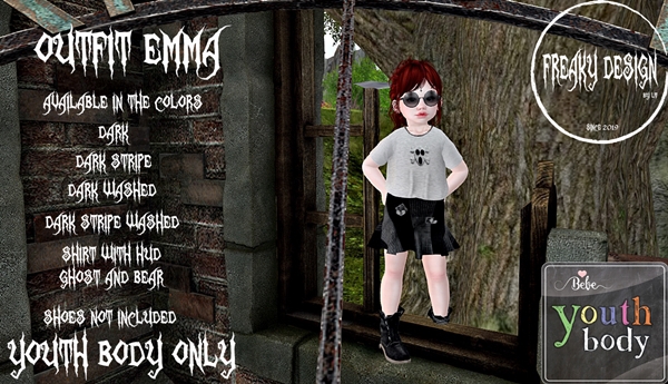 *FD* Emma dark stripe washed