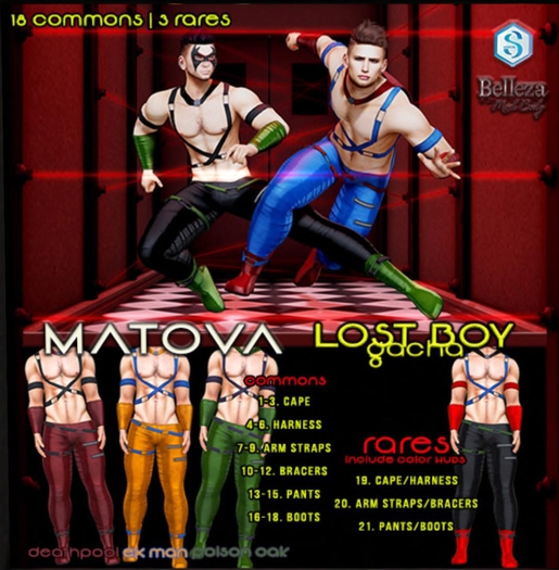 Matova - Lost Boy Bracers - Deathpool - *REZ ME*