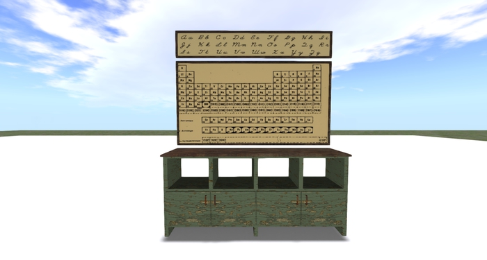 Old school chemical table Mesh