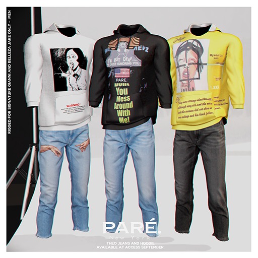 Pare.Theo Jeans - Fatpack