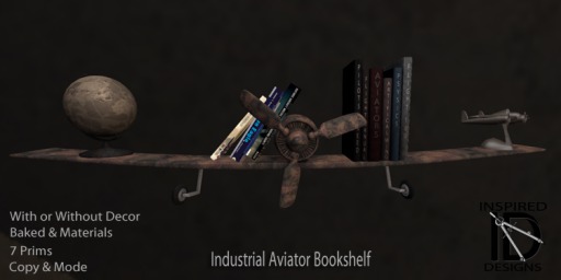 [ID] INSPIRED DESIGNS_Industral Aviators Bookshelf [boxed]
