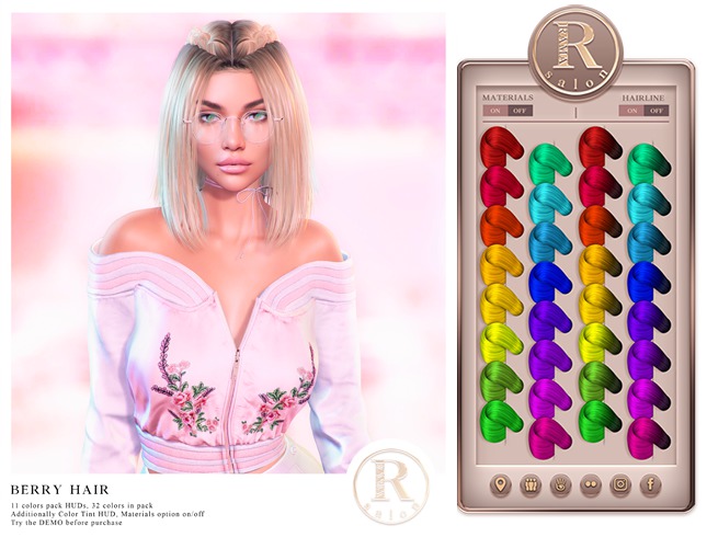 RAMA.SALON - Berry Hair 'Neons Colorant'