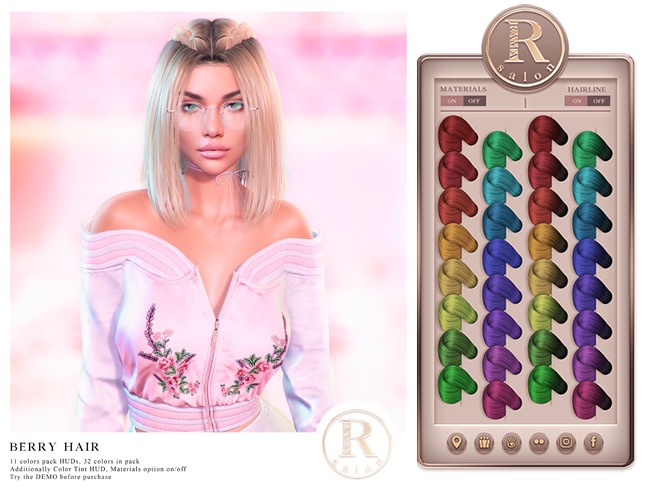 RAMA.SALON - Berry Hair 'Colores'