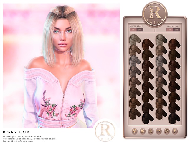 RAMA.SALON - Berry Hair 'Brunettes Colorant'