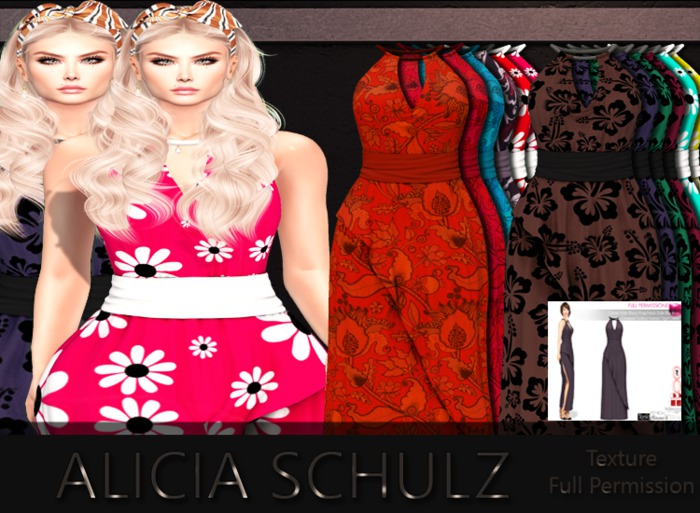 [Alicia Schulz] Texture for MI963447 Greek Style Black set 3