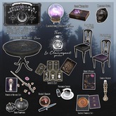 ..::THOR::.. Le Clairvoyant Set - Purple Velvet Chair