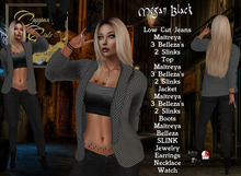 !CGF-*Megan Black* Complete Jeans Outfit