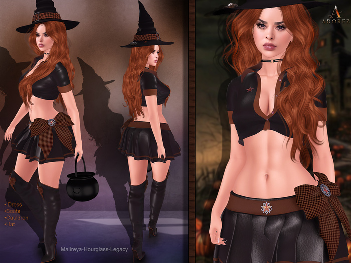 AdoreZ-Witch Outfit Orange *-*