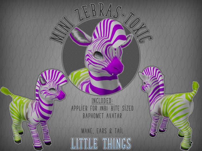 Little Things: Mini Zebras // Toxic | RETIRED