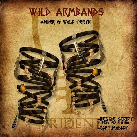 Wild Armbands [Amber] 