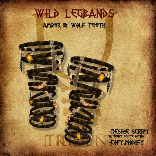 Wild Legbands [Amber] 